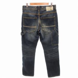 AVIREX ペインターパンツ デニム ジーンズ テーパード M 青 インディゴブルー 6136088