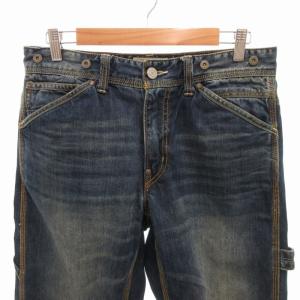 AVIREX ペインターパンツ デニム ジーンズ テーパード M 青 インディゴブルー 6136088