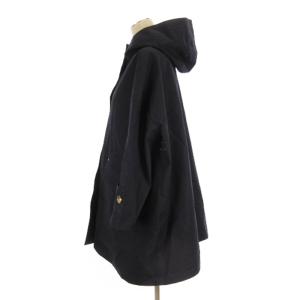MACKINTOSH HUMBIE HOOD MB LEO 裏地レオパード柄  ネイビー
