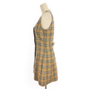 burberrys ヴィンテージ ノースリーブ ワンピース ノバチェック ベージュ M