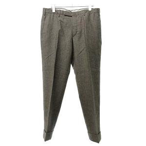 SUPER100's パンツ スラックス 茶 ブラウン 48 