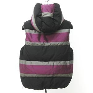 DUVETICA ARISTEO TA アリステオ ダウンベスト ボーダー フード シルクブレンド