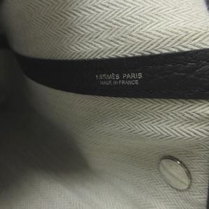 HERMES ガーデンパーティー PM ネゴンダ レザー 2014年 黒