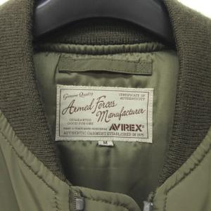 AVIREX MA-1 フライトジャケット カーキ