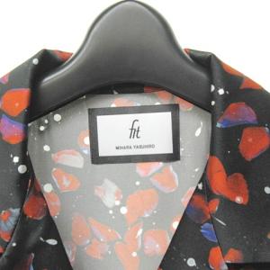 MIHARA YASUHIRO fit Flower Fall Printed Shirts 18AW 総柄 長袖 開襟 シャツ パジャマシャツ