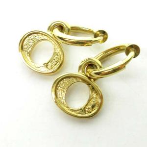 Dior Oモチーフ フープ イヤリング ゴールドカラー