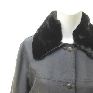 FENDI ヴィンテージ リバーシブル コート 40 グレー