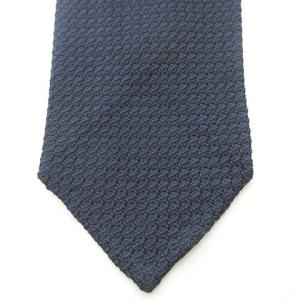 LUIGI BORRELLI ロイヤルコレクション ネクタイ レギュラータイ ニット ネイビー 紺