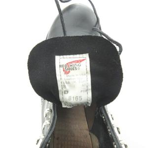 RED WING 6 CLASSIC ROUND アイリッシュセッター ワークブーツ 8165 レザー ブラック 黒 US8 26cm