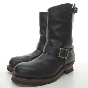 2268 エンジニアブーツ スチールトゥ USA製 09年製 バイク ツーリング 黒 ブラック US8 26cm