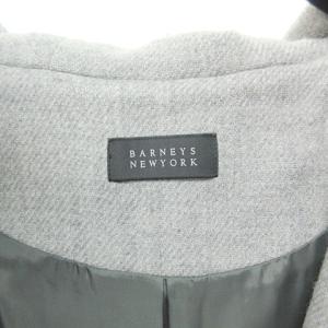 BARNEYS NEW YORK フーディ メルトンコート ダッフルコート ジャケット グレー XL