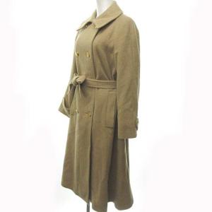CELINE 金ボタン ステンカラー コート M ベージュ