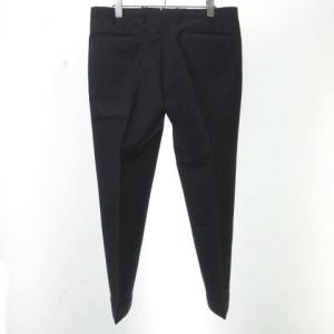 INCOTEX 美品 モヘヤ混 パンツ スラックス センタープレス ダブル 1AT030 ネイビー 48 約M 0508