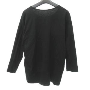 JURGEN LEHL 近年モデル Tシャツ ロンT カットソー 七分袖 オーバーサイズ 日本製 黒 ブラック