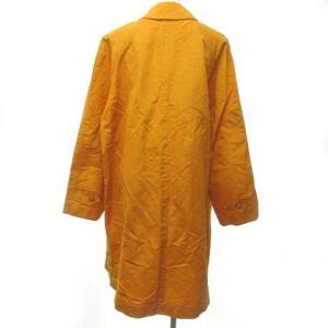 CHANEL ヴィンテージ ショップ コート ココマークボタン M オレンジ