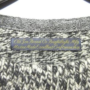 OLD JOE TWISTED WOOL ARMY SWEATER ニット セーター 長袖 ウール 黒 白 グレー