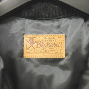 RUDE GALLERY 15AW Black Rebel Rebels With A Cause OUTSIDERS レザー ダウン ベスト ジャケット