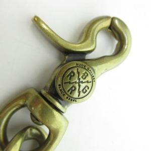 RUDE GALLERY BLACK LEBEL ブラックレーベル × ARGENT GLEAM アウトサイダーズ ウォレット チェーン 真鍮 喜平