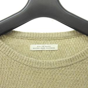 OLD JOE 18年 シルクニットカットソー 38 ベージュ