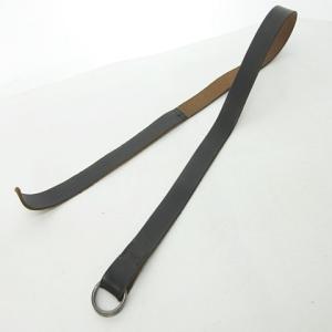 OLD JOE リング バックル なめし革 タンニング レザー ベルト 茶 ダークブラウン 32