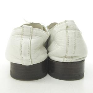 Repetto V377C リシュリュー ジジ レースアップシューズ ジャズシューズ レザー ゴートスキン 山羊革 ビブラムソール 白 ホワイト