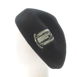 RUDE GALLERY ベレー帽 帽子 マリア像 刺繍 フェルト ウール 黒
