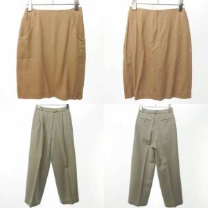 EMPORIO ARMANI ジルサンダー ヴィンテージ スラックス パンツ スカート 9点セット ベージュ グレー 紺 黒 38 40