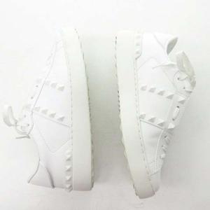 VALENTINO GARAVANI ロックスタッズ スニーカー レザー ホワイト 白 36 23cm 