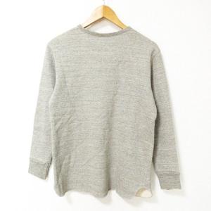 OLD JOE ヘンリーネック トレーナー スウェット プルオーバー 裏起毛 グレー M