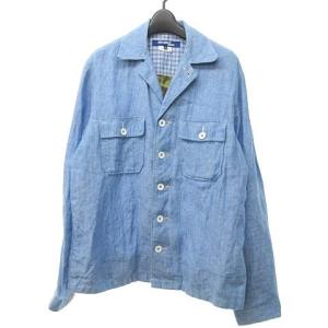 コムデギャルソン AD2018 18SS ドッキングシャンブレーシャツジャケット