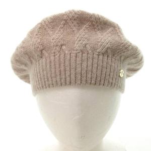 HELEN KAMINSKI ニット帽 ニットキャップ ベレー帽 帽子 カシミア100％ ピンク
