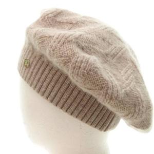 HELEN KAMINSKI ニット帽 ニットキャップ ベレー帽 帽子 カシミア100％ ピンク