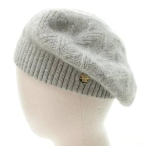 HELEN KAMINSKI ニット帽 ニットキャップ ベレー帽 帽子 カシミア100％ グレー
