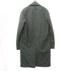 HERNO 中綿 ステンカラーコート ジャケット ロゴボタン カーキ