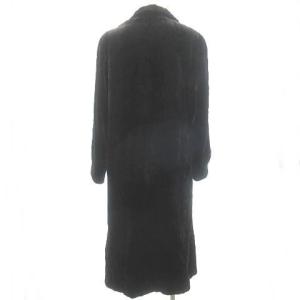 SAGA MINK 美品 銀サガ シェアード コート ミンクファー ブラウン F ECR11 1211