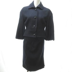 スカートセットアップ M 紺