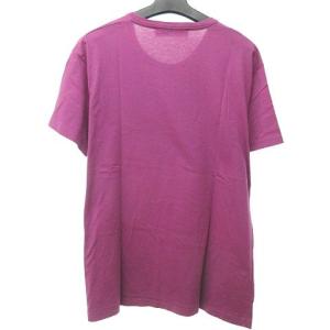 ETRO カットソー Tシャツ 半袖 クルーネック ペイズリー柄 XL パープル