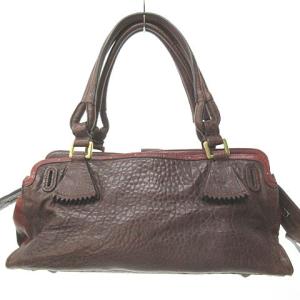 Chloe Goatskin Elvire Tote ブラウン
