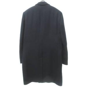 HUGO BOSS ダブル チェスターコート ウール 膝丈 Mネイビー 0106