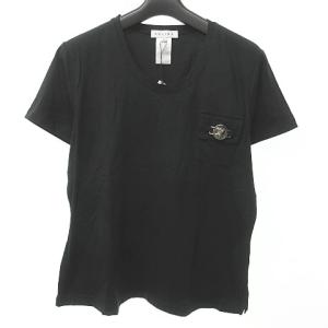 CELINE トリオンフ マカダム金具 Tシャツ カットソー ブラック