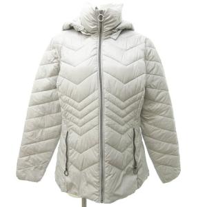 ダウンジャケット パーカー フード M グレー ECR13 0119