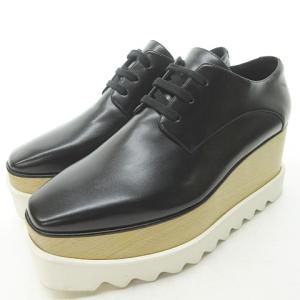 STELLA McCARTNEY Elyse エリス シャークソール シューズ プラットフォーム エコレザー ブラック