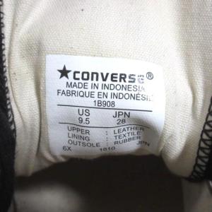 CONVERSE ALL STAR スニーカー ハイカット レザー 28cm ブラック