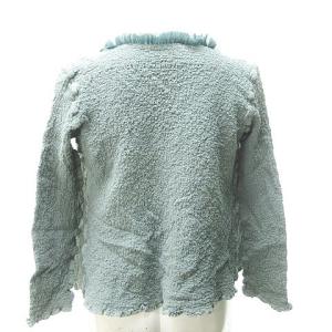 me ISSEY MIYAKE カリフラワーカーディガン ブルー