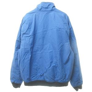 POLO RALPH LAUREN ブルゾン ジャケット ジップアップ パッカリング 中綿 L ブルー