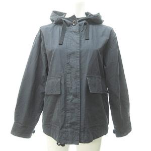 PROOFED COTTON POPLIN スノーパーカー フーデッド ブルゾン ポプリン コットン ネイビー 1