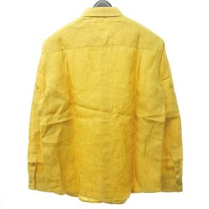 Loro Piana リネンレギュラーカラーブラウス イエロー