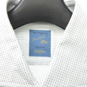 BARBA Dandy life ドレスシャツ ホリゾンタルカラー チェック柄 16