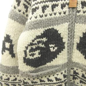 KANATA X-LARGE別注 カウチンセーター カーディガン ジャケット ハンドメイド M ベージュ