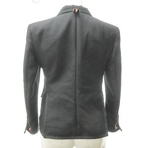 THOM BROWNE 2B テーラード ジャケット ブレザー パイピング 黒 36